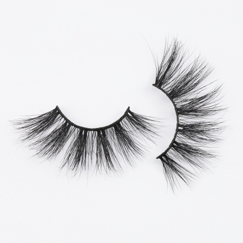 Wholesale Pirce for 3D Real Mink Fur 25mm Strip Lashes with Private Label in 2020 YY125